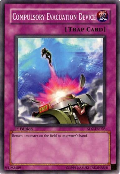 Compulsory Evacuation Device Structure Deck: Zombie Madness Yu-Gi-Oh! card