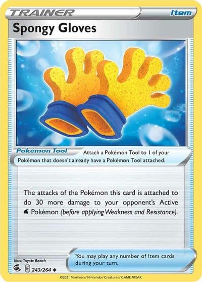 Spongy Gloves SWSH08: Fusion Strike Pokemon card