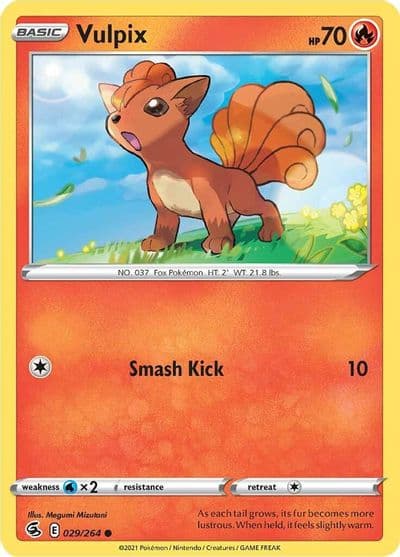 Vulpix (29) SWSH08: Fusion Strike Pokemon card