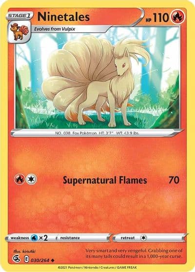 Ninetales (30) SWSH08: Fusion Strike Pokemon card