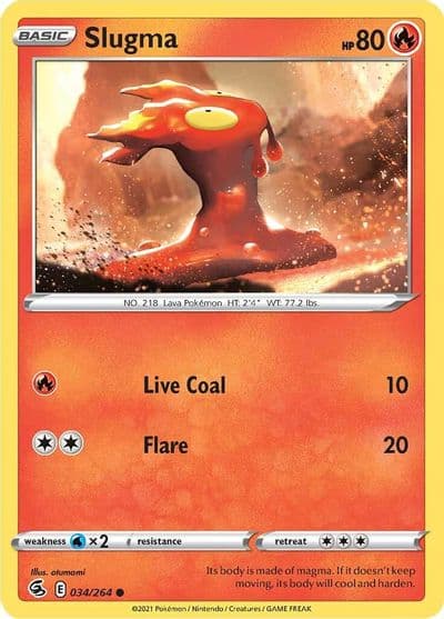 Slugma SWSH08: Fusion Strike Pokemon card