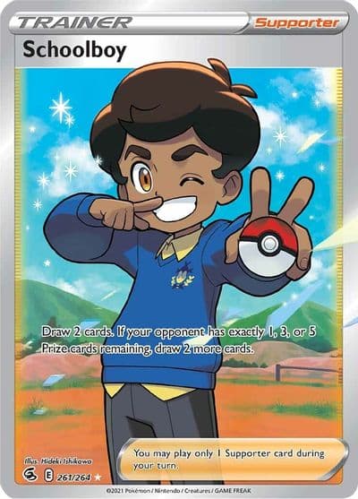Schoolboy (Full Art) SWSH08: Fusion Strike Pokemon card