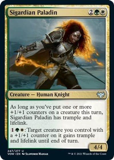 Sigardian Paladin Innistrad: Crimson Vow Magic card