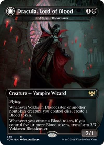 Dracula Lord of Blood Voldaren Bloodcaster Innistrad: Crimson Vow Magic card