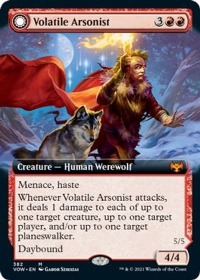Volatile Arsonist Extended Art Innistrad: Crimson Vow Magic card