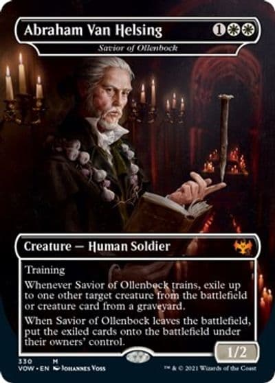 Abraham Van Helsing Savior of Ollenbock Innistrad: Crimson Vow Magic card