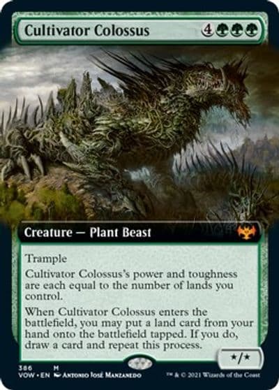 Cultivator Colossus Extended Art Innistrad: Crimson Vow Magic card