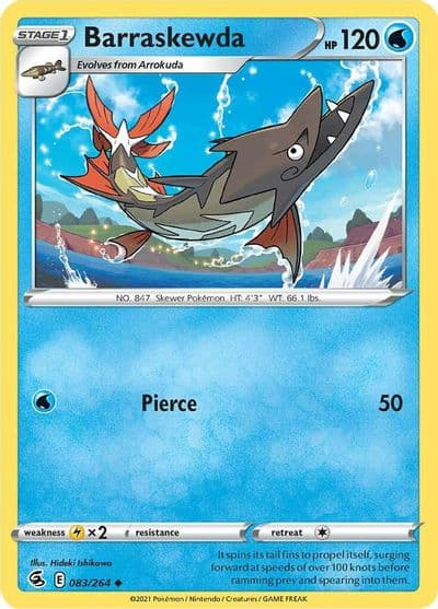 Barraskewda SWSH08: Fusion Strike Pokemon card