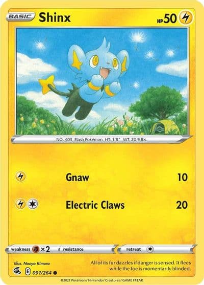 Shinx SWSH08: Fusion Strike Pokemon card