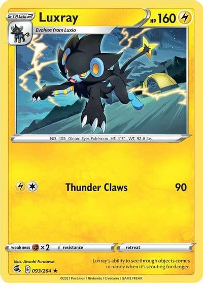 Luxray SWSH08: Fusion Strike Pokemon card