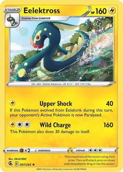 Eelektross SWSH08: Fusion Strike Pokemon card