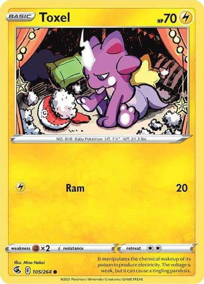 Toxel (105) SWSH08: Fusion Strike Pokemon card