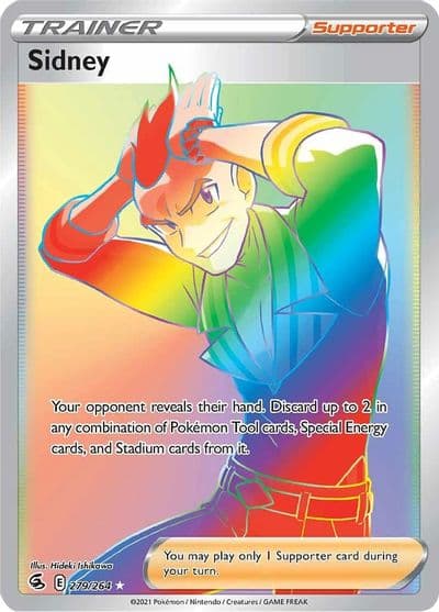 Sidney (Secret) SWSH08: Fusion Strike Pokemon card