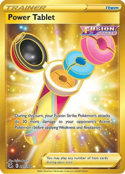 Power Tablet (Secret) SWSH08: Fusion Strike Pokemon card