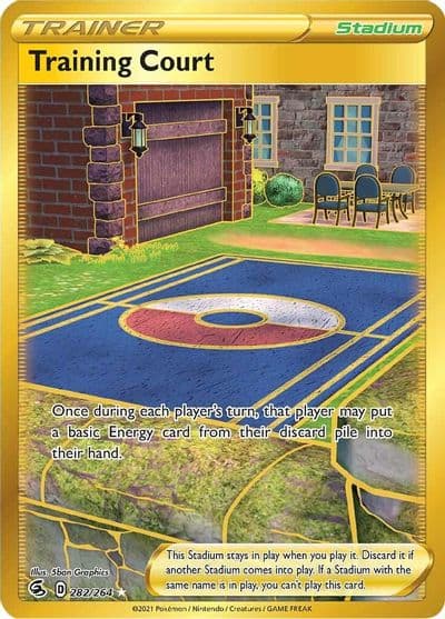 Training Court (Secret) SWSH08: Fusion Strike Pokemon card