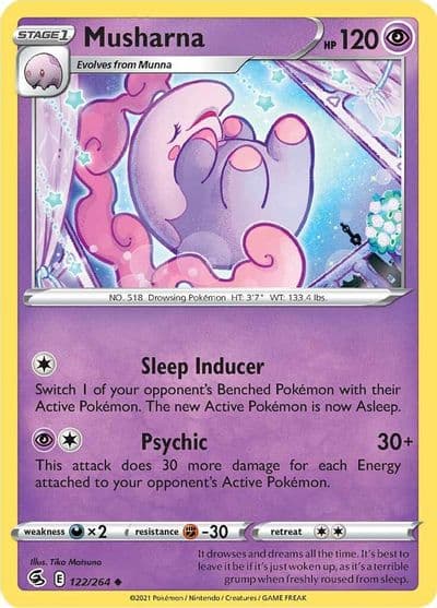 Musharna SWSH08: Fusion Strike Pokemon card