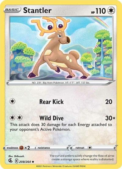 Stantler SWSH08: Fusion Strike Pokemon card