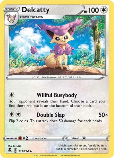 Delcatty SWSH08: Fusion Strike Pokemon card