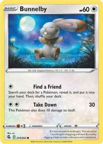 Bunnelby SWSH08: Fusion Strike Pokemon card
