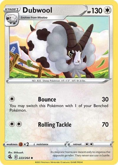 Dubwool SWSH08: Fusion Strike Pokemon card