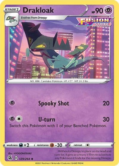 Drakloak SWSH08: Fusion Strike Pokemon card