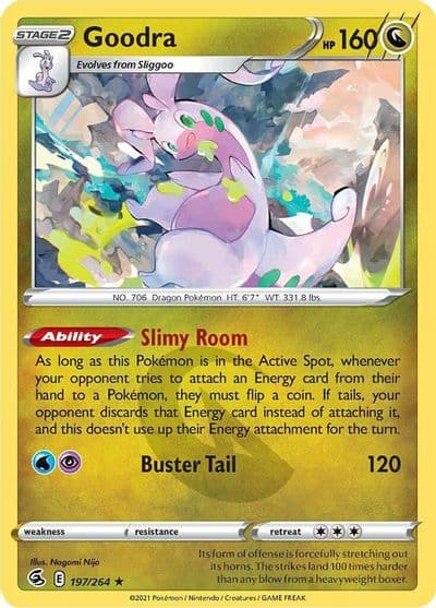 Goodra SWSH08: Fusion Strike Pokemon card