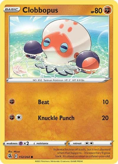 Clobbopus SWSH08: Fusion Strike Pokemon card