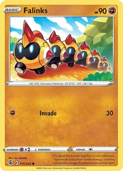 Falinks (155) SWSH08: Fusion Strike Pokemon card