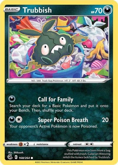 Trubbish SWSH08: Fusion Strike Pokemon card