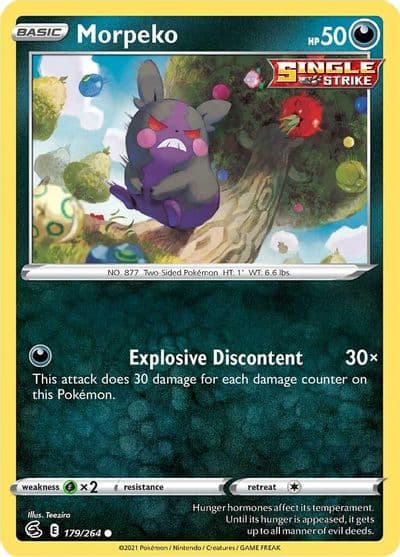 Morpeko (179) SWSH08: Fusion Strike Pokemon card