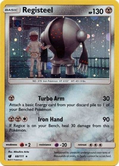 Registeel (Cosmos Holo) SM Promos Pokemon card