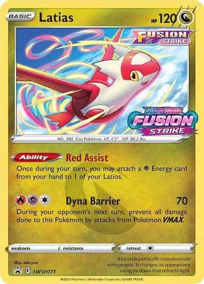 Latias - SWSH171 (Prerelease) SWSH: Sword & Shield Promo Cards Pokemon card
