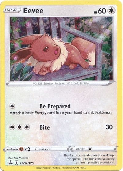 Eevee - SWSH175 SWSH: Sword & Shield Promo Cards Pokemon card