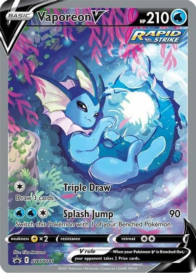 Vaporeon V - SWSH181 SWSH: Sword & Shield Promo Cards Pokemon card