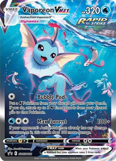Vaporeon VMAX - SWSH182 SWSH: Sword & Shield Promo Cards Pokemon card