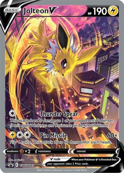 Jolteon V - SWSH183 SWSH: Sword & Shield Promo Cards Pokemon card