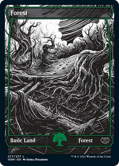 Forest 277 Innistrad: Crimson Vow Magic card
