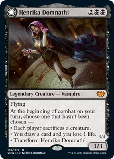Henrika Domnathi Innistrad: Crimson Vow Magic card