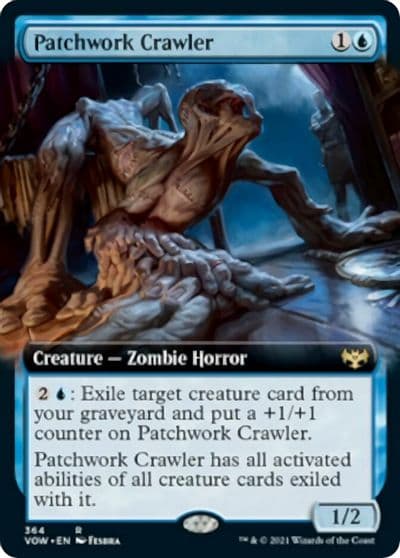 Patchwork Crawler Extended Art Innistrad: Crimson Vow Magic card