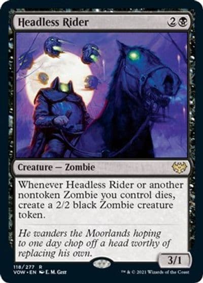 Headless Rider Innistrad: Crimson Vow Magic card