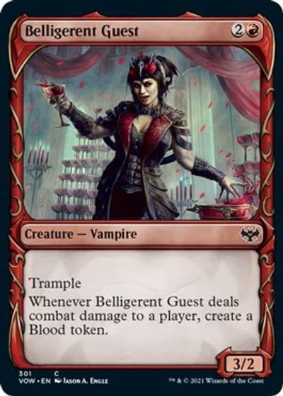 Belligerent Guest Showcase Innistrad: Crimson Vow Magic card