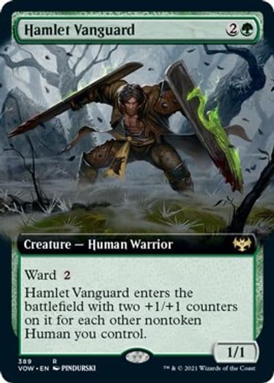 Hamlet Vanguard Extended Art Innistrad: Crimson Vow Magic card