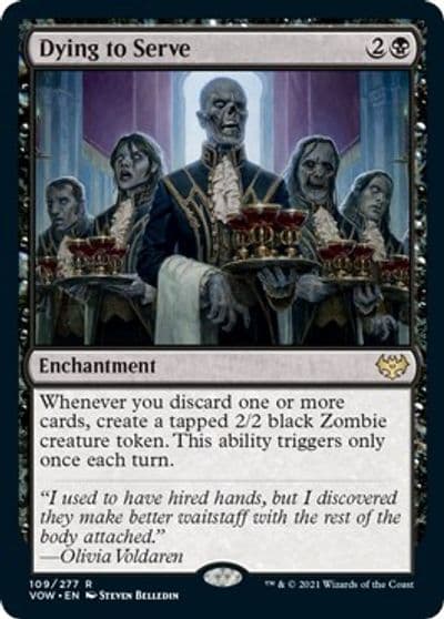 Dying to Serve Innistrad: Crimson Vow Magic card