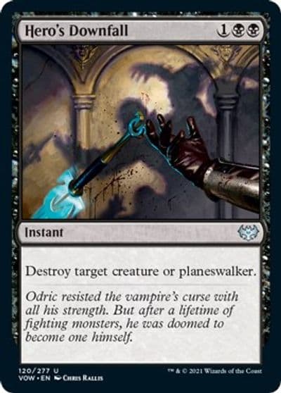 Heros Downfall Innistrad: Crimson Vow Magic card