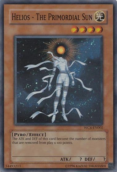 Helios The Primordial Sun World Championship 2006: Ultimate Masters Yu-Gi-Oh! card