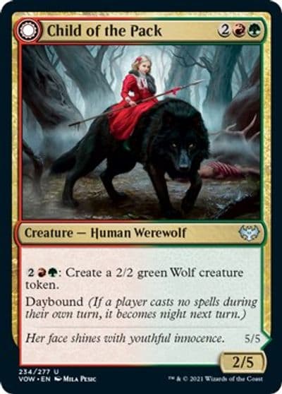 Child of the Pack Innistrad: Crimson Vow Magic card