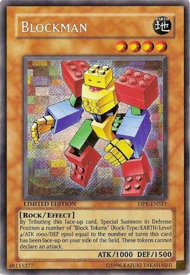 Blockman Duelist Pack Special Edition Yu-Gi-Oh! card