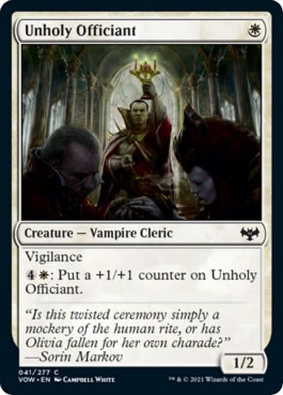 Unholy Officiant Innistrad: Crimson Vow Magic card