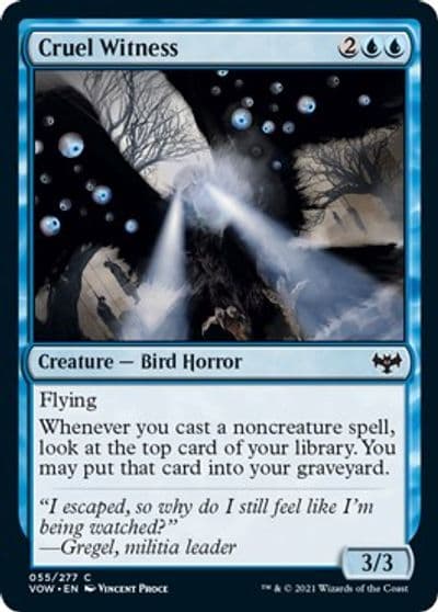Cruel Witness Innistrad: Crimson Vow Magic card