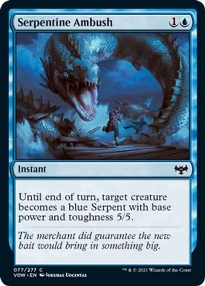 Serpentine Ambush Innistrad: Crimson Vow Magic card
